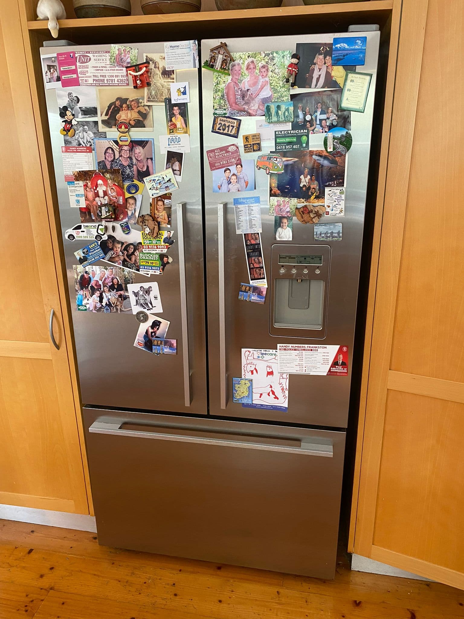 French door fridge service call