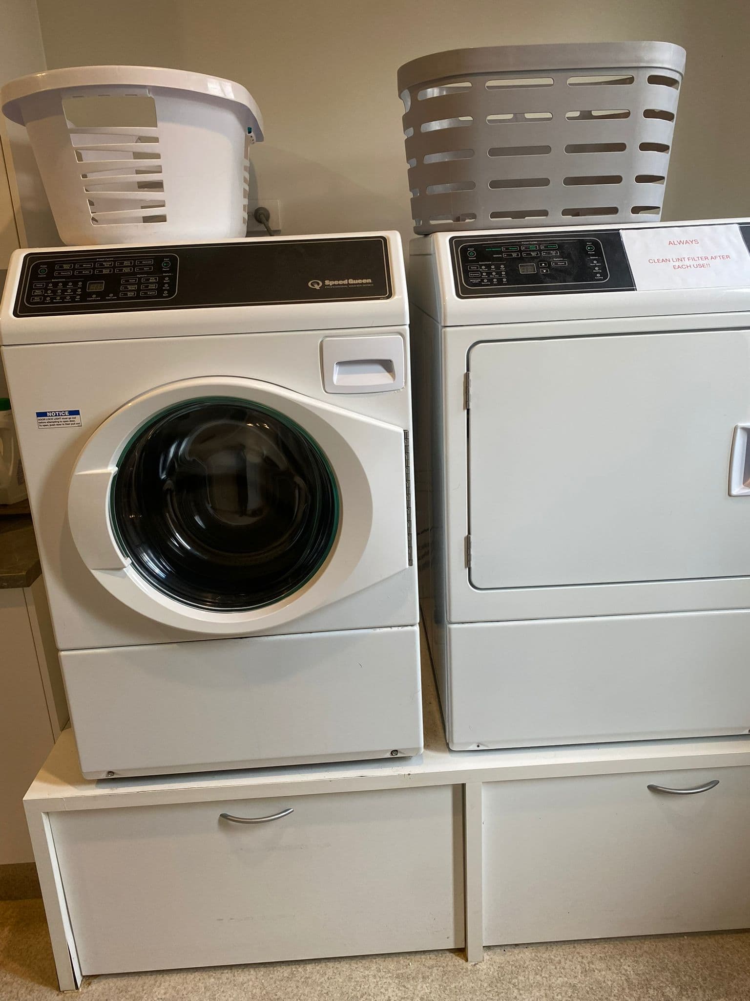 Speed Queen washer and dryer pair service